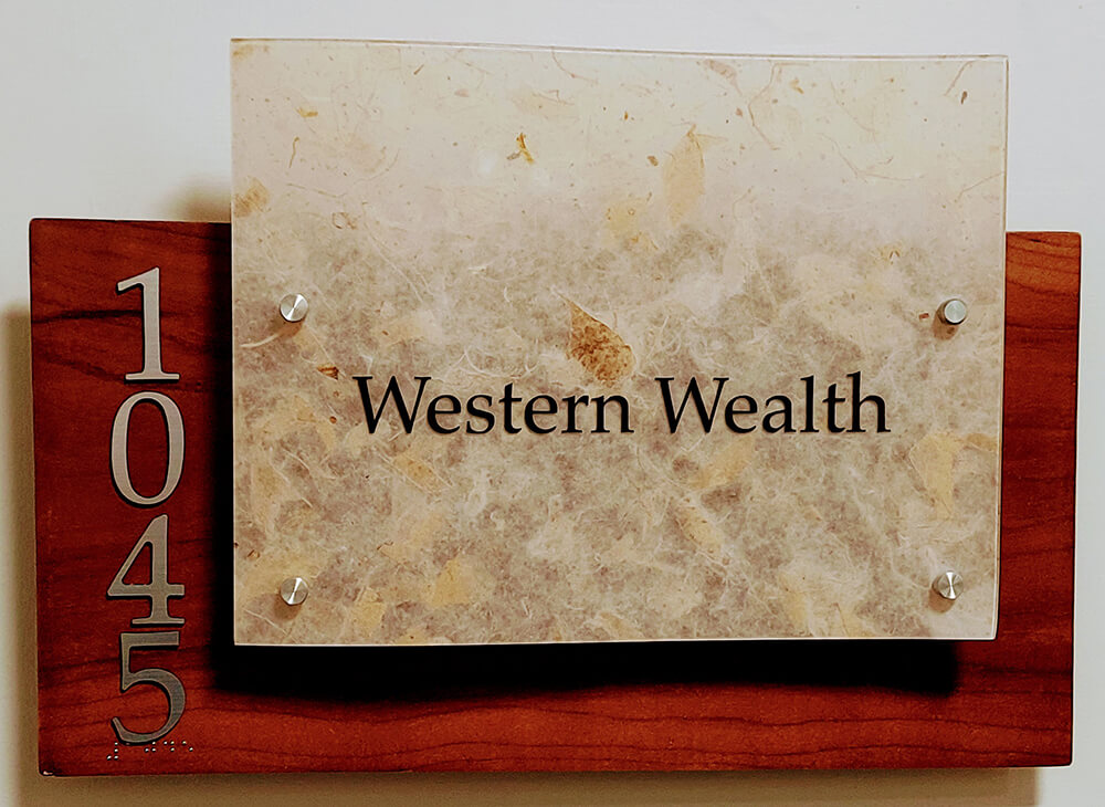 Western Wealth Management sign